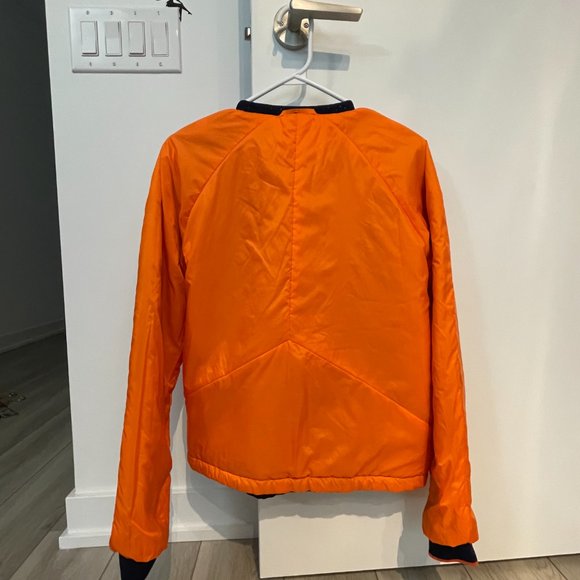 Reversible indigo/orange zipped sweater jacket (Bench, size small) - Picture 4 of 5
